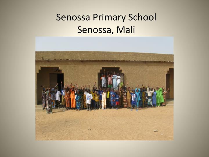 senossa primary school senossa mali west africa