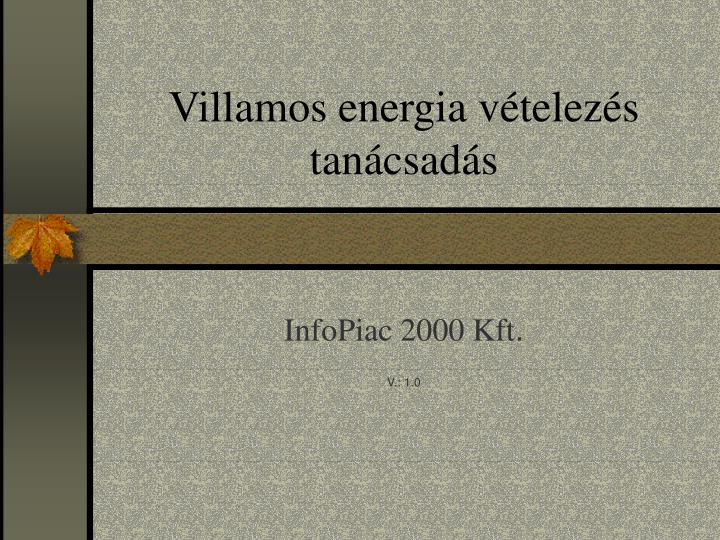 villamos energia v telez s tan csad s