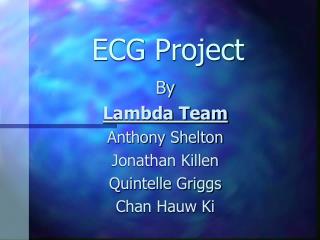 ECG Project