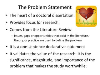 The Problem Statement