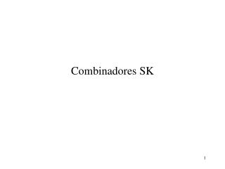 combinadores sk