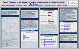 Faculty Response to Development of an Innovative Consultation-Liaison Psychiatry Curriculum