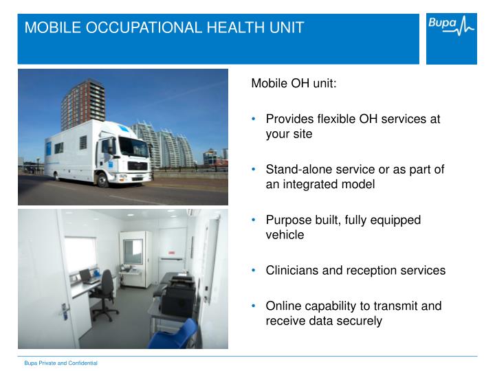 mobile occupational health unit