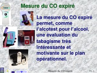 mesure du co expir