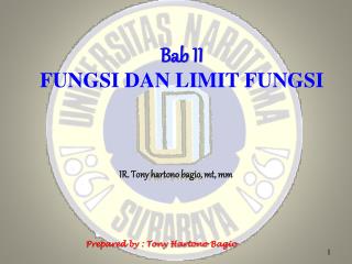 bab ii fungsi dan limit fungsi