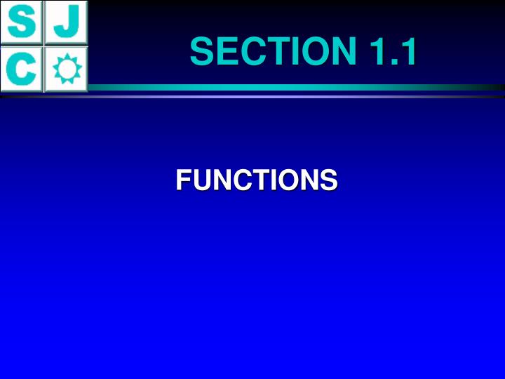 section 1 1