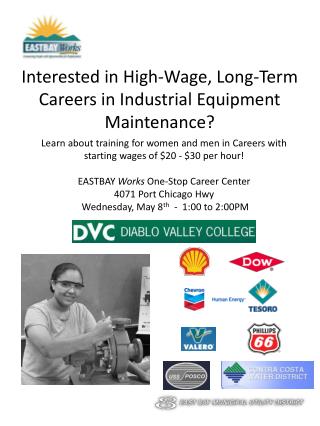 Interested in High-Wage, Long-Term Careers in Industrial Equipment Maintenance?