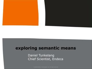 exploring semantic means