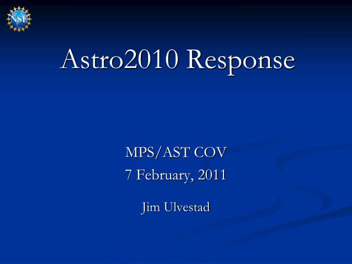 astro2010 response