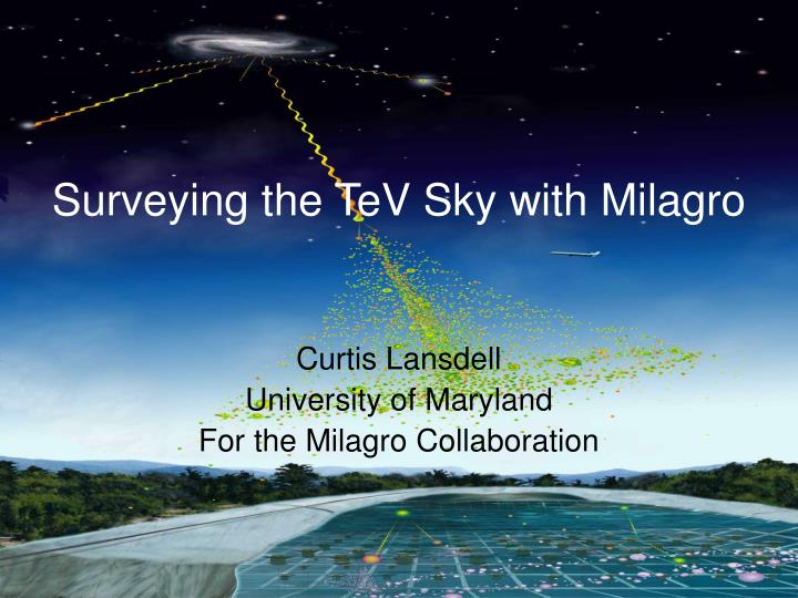 surveying the tev sky with milagro
