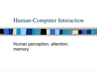 Human-Computer Interaction