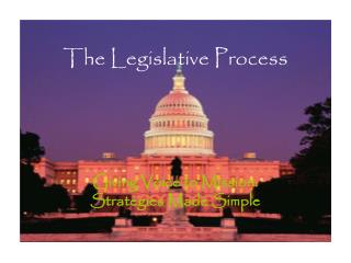 The Legislative Process