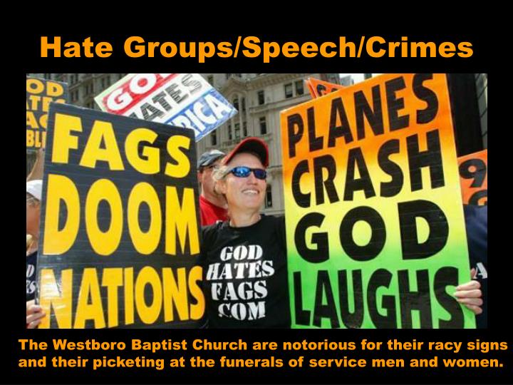 hate groups speech crimes