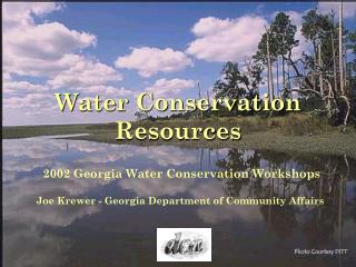 Water Conservation Resources