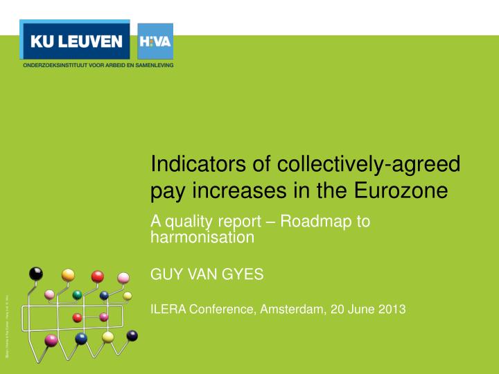 indicators of collectively agreed pay increases in the eurozone