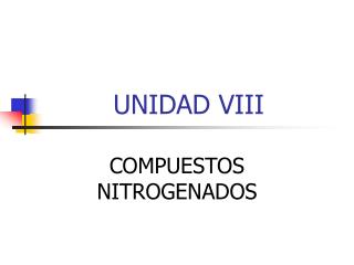 unidad viii