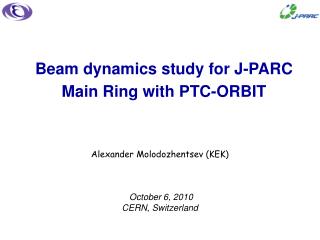 Beam dynamics study for J-PARC Main Ring with PTC-ORBIT