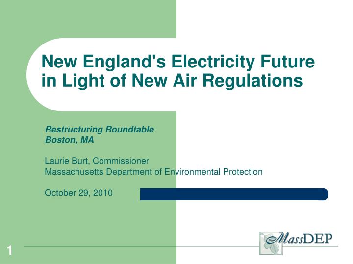 new england s electricity future in light of new air regulations