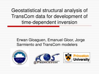 Geostatistical structural analysis of TransCom data for development of time-dependent inversion