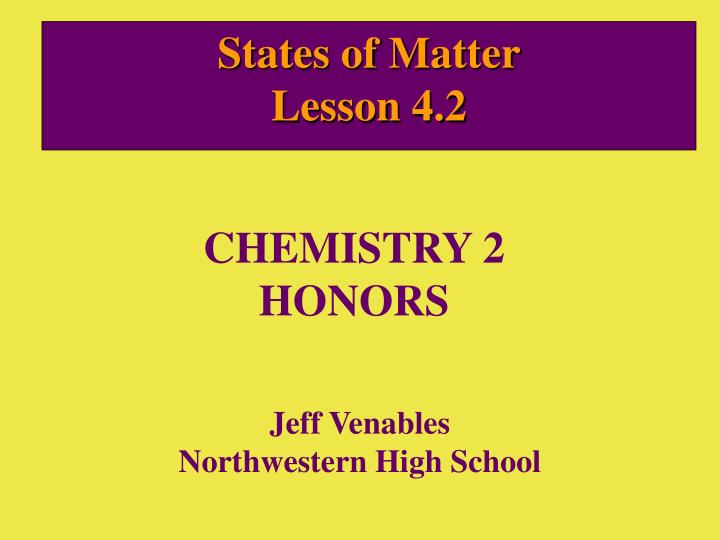 states of matter lesson 4 2