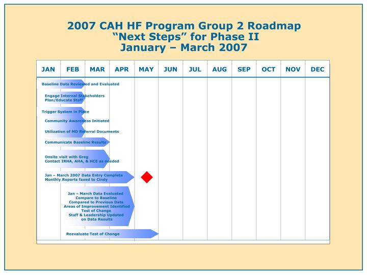 2007 cah hf program group 2 roadmap next steps for phase ii january march 2007