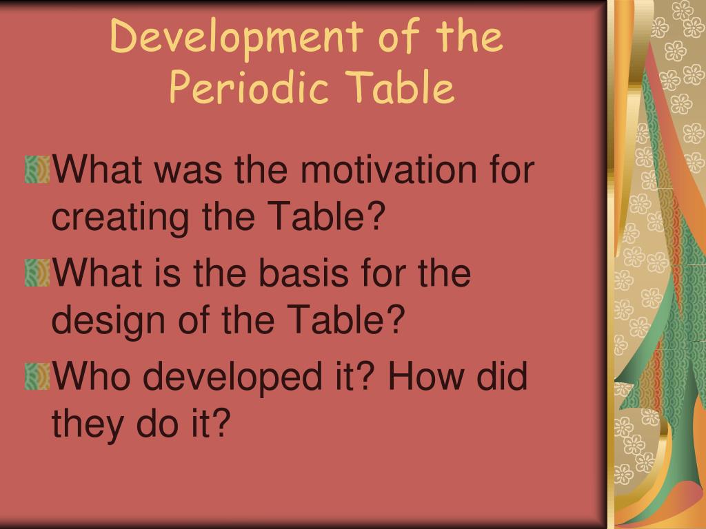 PPT - Development of the Periodic Table PowerPoint Presentation, free ...