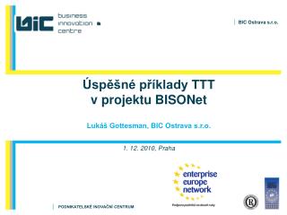sp n p klady ttt v projektu bisonet