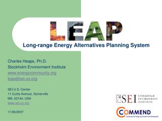 Long-range Energy Alternatives Planning System