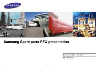 Samsung Spare parts RFQ presentation