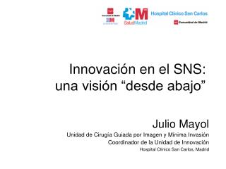 innovaci n en el sns una visi n desde abajo