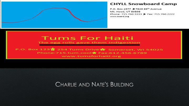 charlie and nate s building