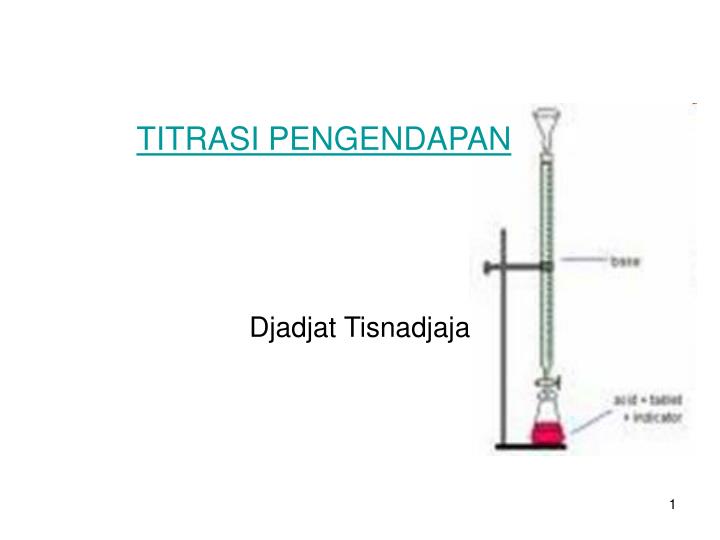 titrasi pengendapan