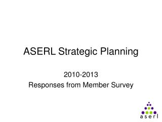 ASERL Strategic Planning