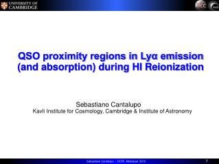 QSO proximity regions in Ly? emission (and absorption) during HI Reionization