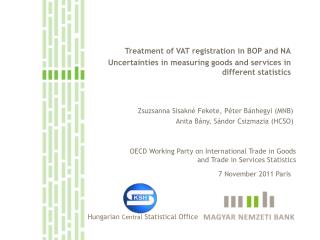 Treatment of VAT registration in BOP and NA