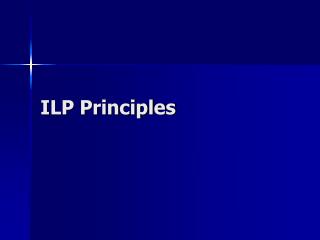 ILP Principles