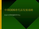 中国 ODS 替代品发展战略 - slide 1