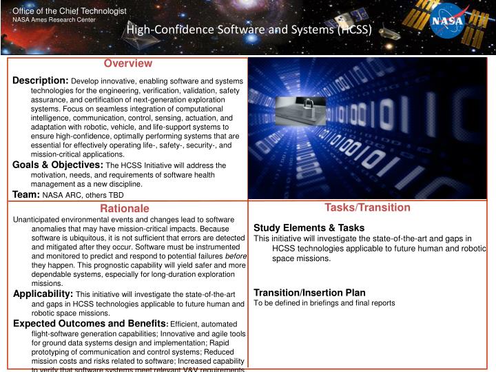 high confidence software and systems hcss