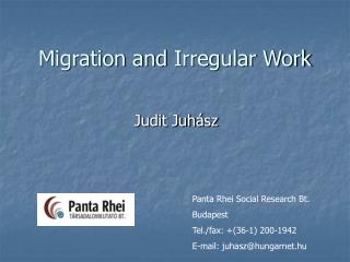 Migration and Irregular Work