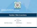 Golden Web Inventory System: Revolutionizing Stock Management for Businesses - slide 1