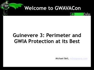 Welcome to GWAVACon