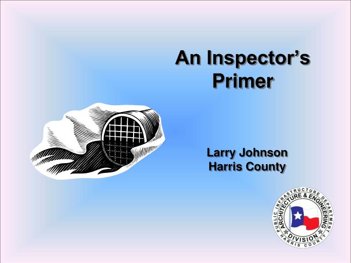 an inspector s primer