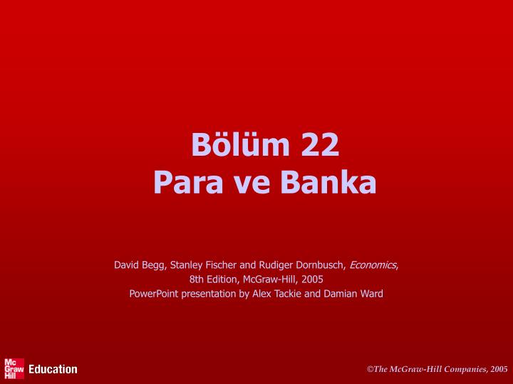 b l m 22 para ve banka