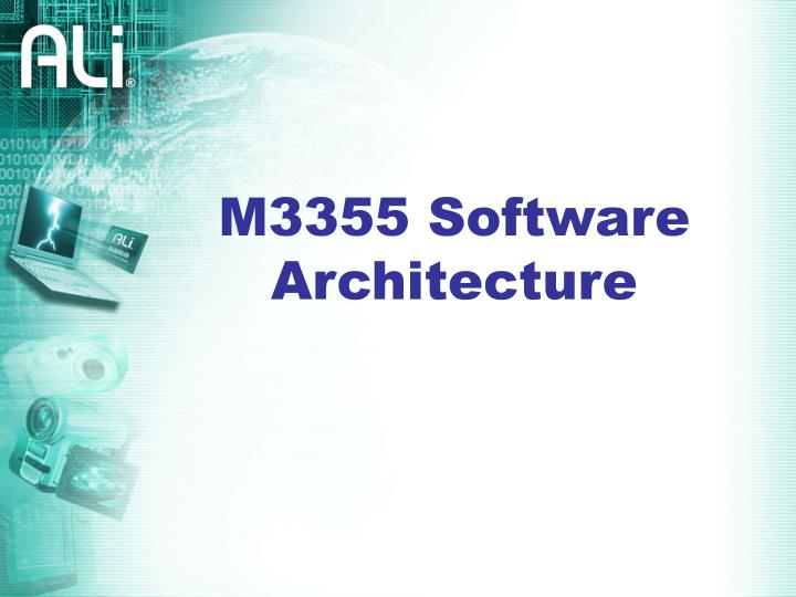 m3355 software architecture