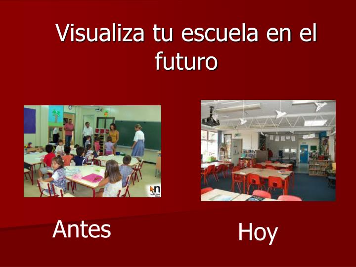 visualiza tu escuela en el futuro