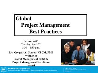 Global Project Management Best Practices