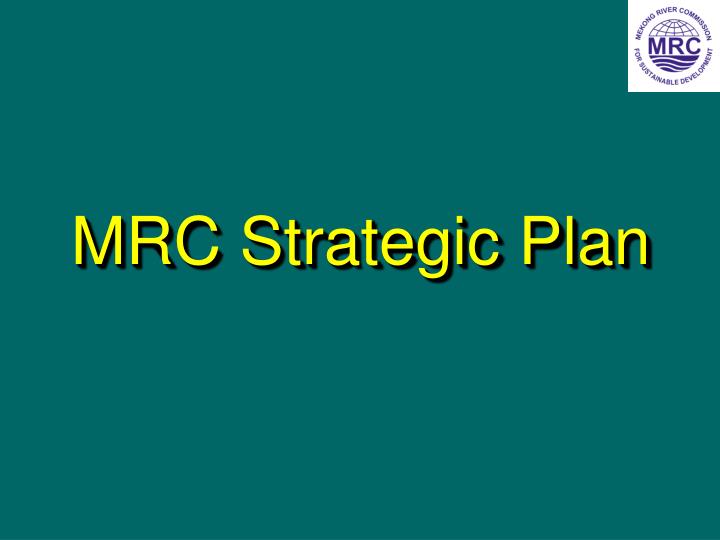 mrc strategic plan