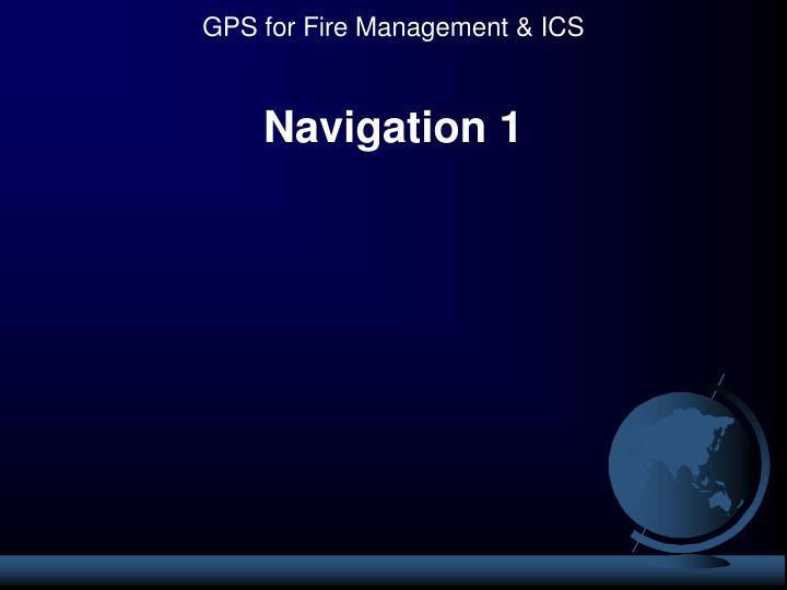 navigation 1