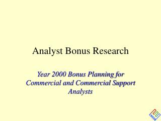 Analyst Bonus Research