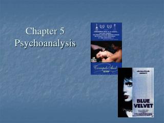 Chapter 5 Psychoanalysis